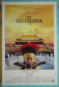 r892 LAST EMPEROR nominee one-sheet movie poster '87 Bernardo Bertolucci