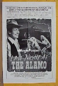 #461 LAST NIGHT AT THE ALAMO 1sh '83 Davis 