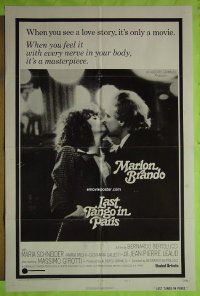 #7887 LAST TANGO IN PARIS style B one-sheet movie poster R75 Marlon Brando