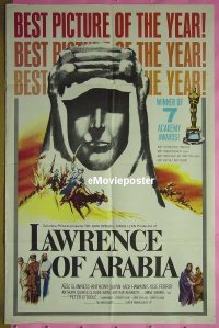 #364 LAWRENCE OF ARABIA style D 1sh '62 