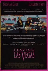 #2511 LEAVING LAS VEGAS 1sh '95 Nicholas Cage