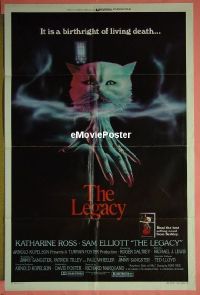 t395 LEGACY style B one-sheet movie poster '79 Katharine Ross, wild image!