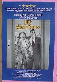 #369 LES COMPERES 1sh '83 Gerard Depardieu 