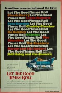 #363 LET THE GOOD TIMES ROLL 1sh '73 rock 