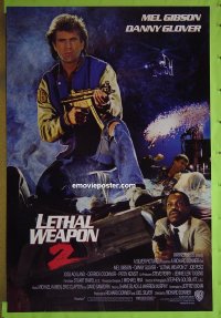 #2513 LETHAL WEAPON 2 1sh '89 Mel Gibson
