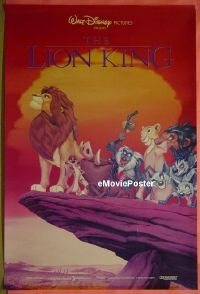 #437 LION KING 1sh '94 Disney 
