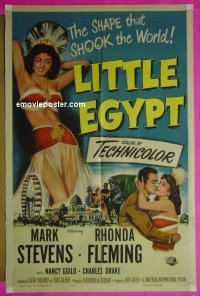 #0895 LITTLE EGYPT 1sh '51 Stevens, Fleming 