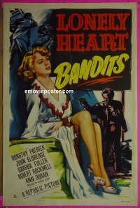 #9417 LONELY HEART BANDITS 1sh '50 Patrick 