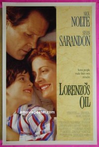 #446 LORENZO'S OIL 1sh '92 Nolte, Sarandon 