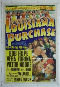 #2350 LOUISIANA PURCHASE B 1sh '41 Bob Hope 