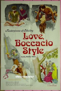#388 LOVE BOCCACIO STYLE 1sh '70s 