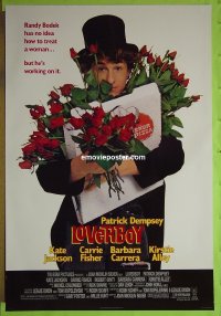 #2536 LOVERBOY 1sh '89 Patrick Dempsey, roses