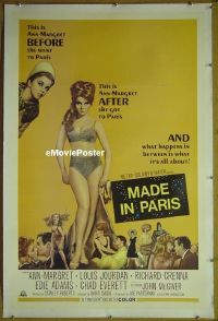 #060 MADE IN PARIS linen 1sh '66 Ann-Margret 
