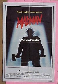 #284 MADMAN 1sh '81 classic image! 