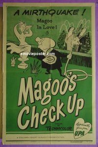 #0958 MAGOO'S CHECK UP 1sh '55 Jim Backus 