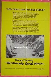 #373 MAN WHO LOVED WOMEN 1sh '77 Truffaut 