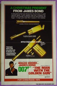 #0971 MAN WITH THE GOLDEN GUN advance 1sh '74 