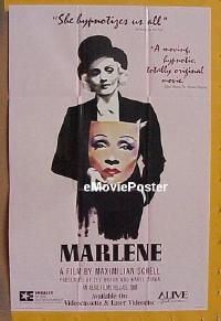 #2620 MARLENE 1sh '86 Dietrich 