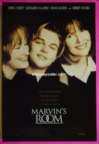 #2621 MARVIN'S ROOM 1sh '96 Streep, DiCaprio 
