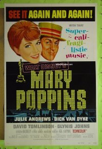 #7994 MARY POPPINS B 1sh R73 Julie Andrews