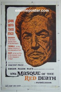 #2895 MASQUE OF THE RED DEATH linen one-sheet '64
