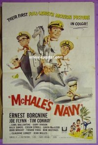 #0988 McHALE'S NAVY 1sh '64 Borgnine, Conway 