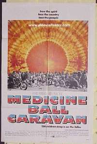 Q154 MEDICINE BALL CARAVAN one-sheet movie poster '71 rock 'n' roll