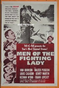 #1842 MEN OF THE FIGHTING LADY military 1sh 