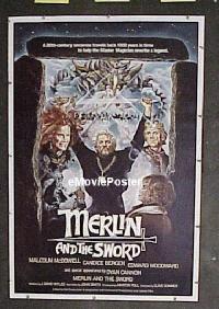 #030 MERLIN & THE SWORD linen 1sh '85 