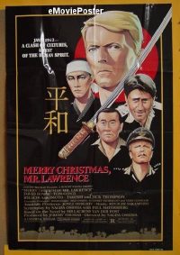 #417 MERRY CHRISTMAS MR LAWRENCE 1sh 83 Bowie 