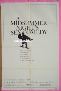 #342 MIDSUMMER NIGHT'S SEX COMEDY 1sh 82Allen 