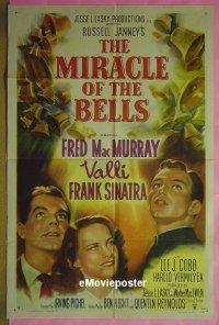 #408 MIRACLE OF THE BELLS 1sh '48 Sinatra 