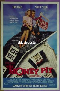 #433 MONEY PIT advance 1sh '86 Spielberg 