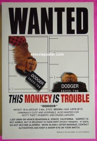 #2651 MONKEY TROUBLE DS wanted style' 1sh 94 
