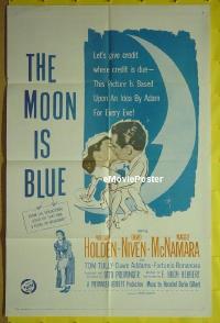 #435a MOON IS BLUE 1sh R60 Holden, Niven 