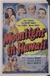 MOONLIGHT IN HAWAII 1sheet