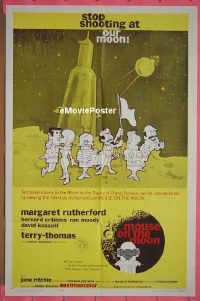 #096 MOUSE ON THE MOON 1sh '63 Rutherford 