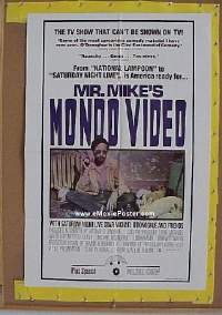 A852 MR MIKE'S MONDO VIDEO one-sheet movie poster '79 O'Donoghue