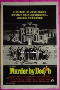 #1039 MURDER BY DEATH puzzle style 1sh '76 