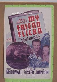 MY FRIEND FLICKA ('43) R51 1sheet
