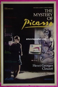 #2673 MYSTERY OF PICASSO 1sh R86 Clouzot 