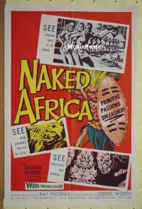 #1910 NAKED AFRICA 1sh '57 AIP 