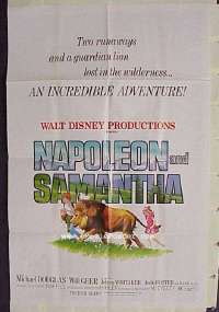 #2676 NAPOLEON & SAMANTHA 1sh '72 Disney 