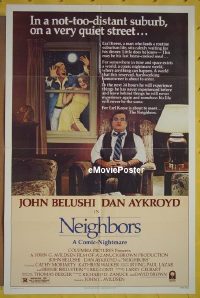 #464 NEIGHBORS 1sh '81 John Belushi, Aykroyd 