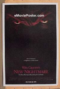 #216 NEW NIGHTMARE 2-sided adv 1sh '94 Freddy