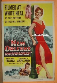 #353 NEW ORLEANS UNCENSORED 1sh '54 Garland 