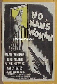 #503 NO MAN'S WOMAN 1sh '55 Marie Windsor 