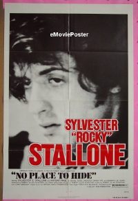 #1967 NO PLACE TO HIDE 1sh R77 Stallone 