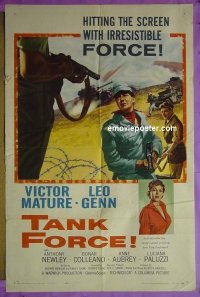 #1094 NO TIME TO DIE 1sh '58 Victor Mature 