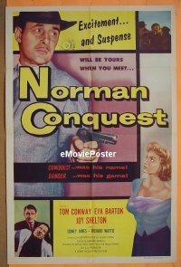#361 NORMAN CONQUEST 1sh '53 Conway, Bartok 